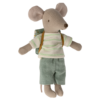 Maileg Big Brother Tricycle Mouse In Mint