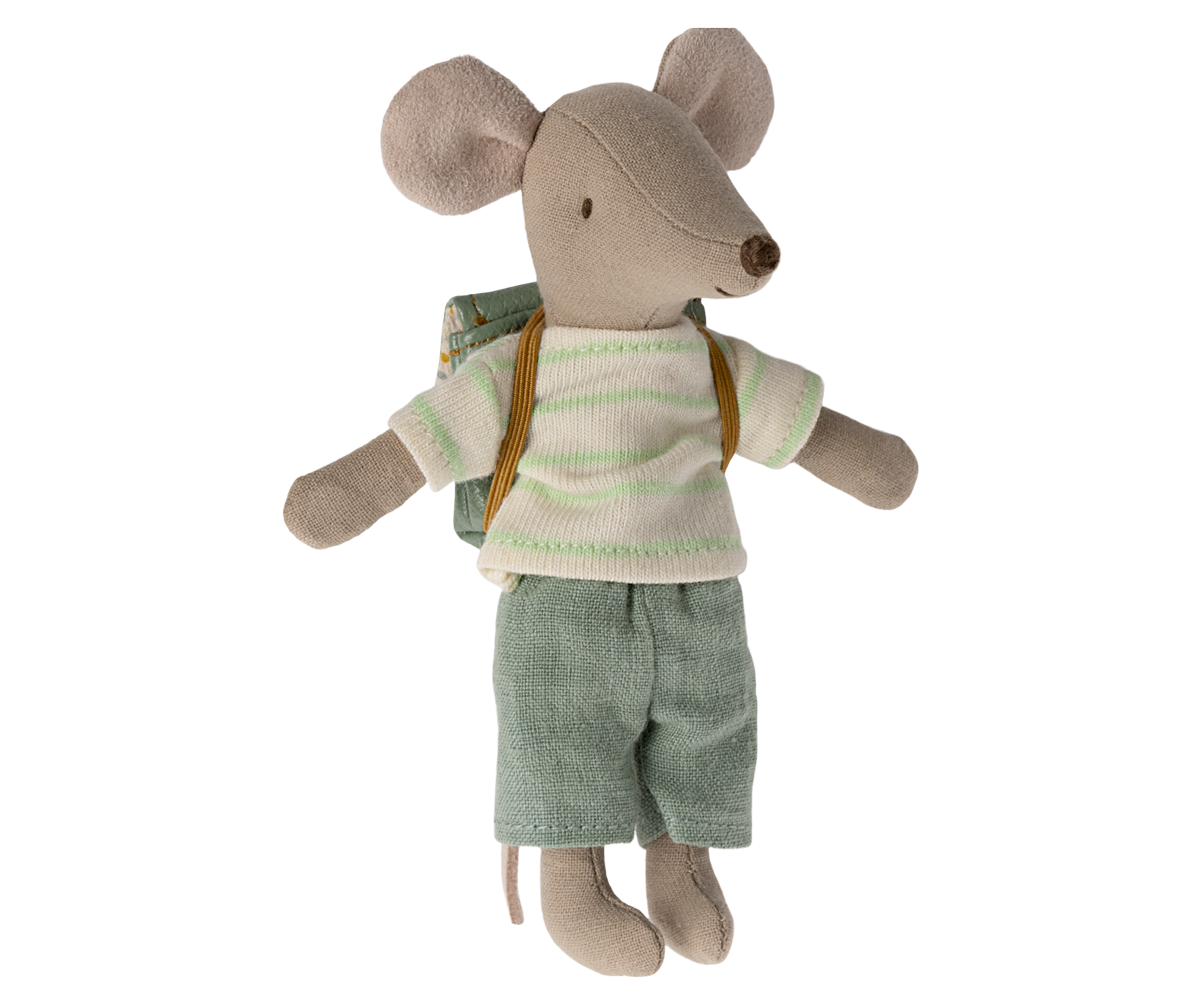 Maileg Big Brother Tricycle Mouse In Mint