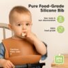 Terracotta Silicone Bibs from KeaBabies