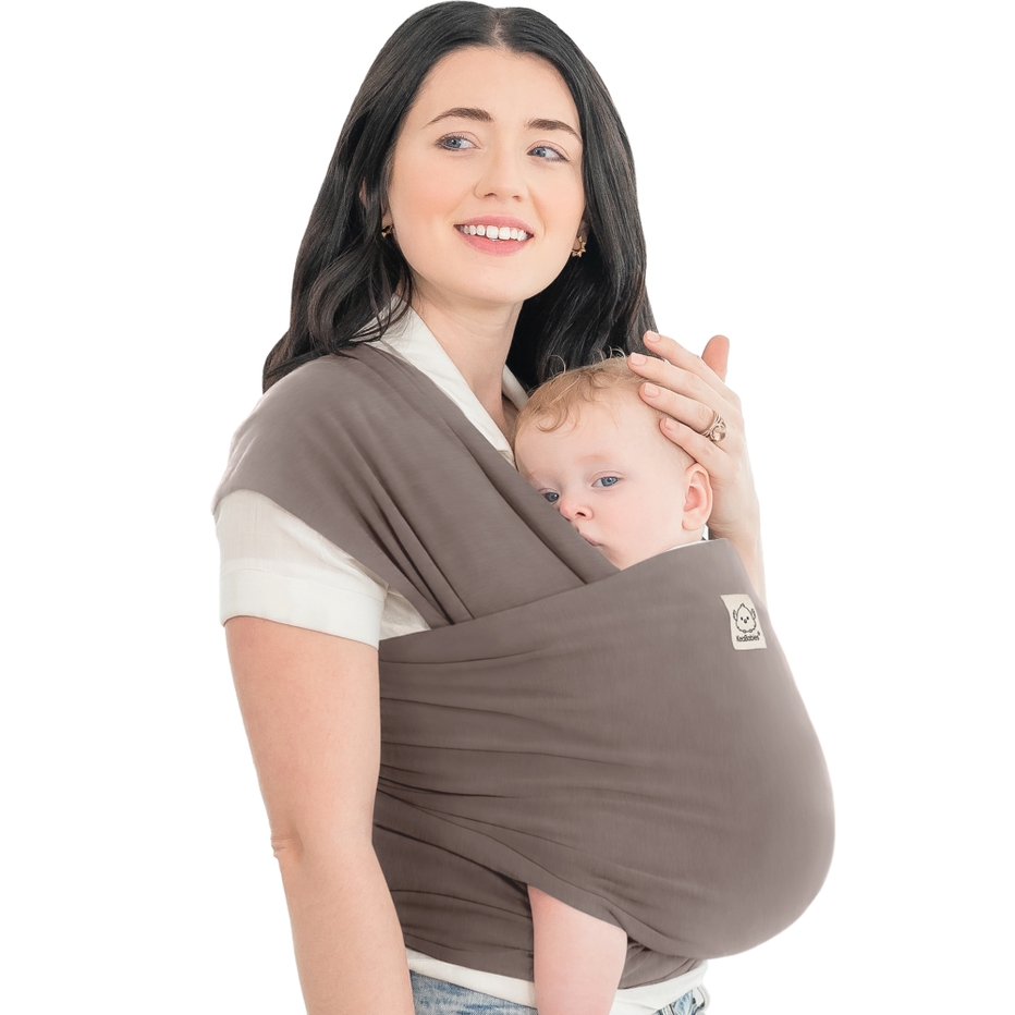 KeaBabies Copper Gray Original Baby Wrap Carrier