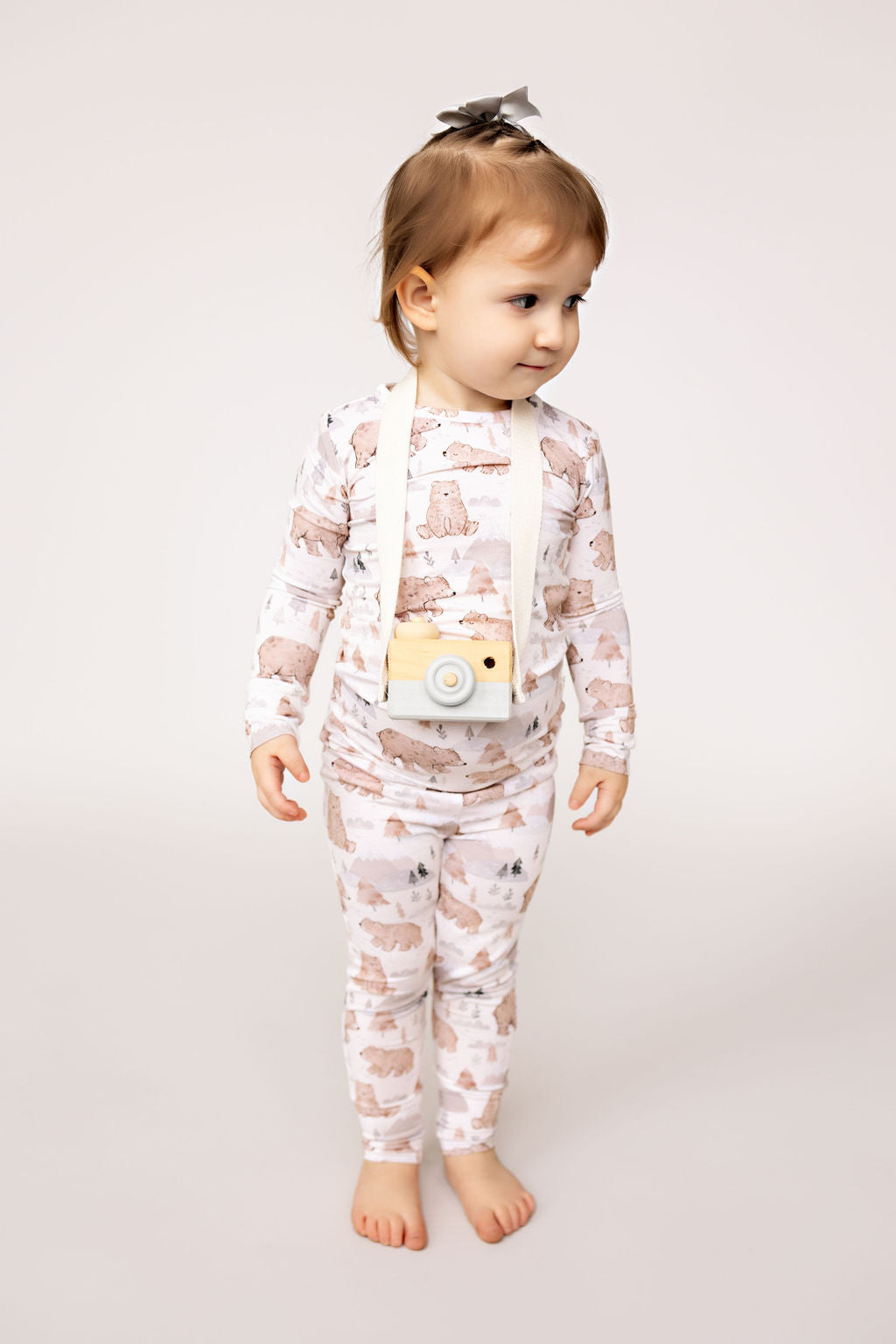 Butterscotch Babies Mountain Bears Bamboo Viscose Two-Piece Pajama Set