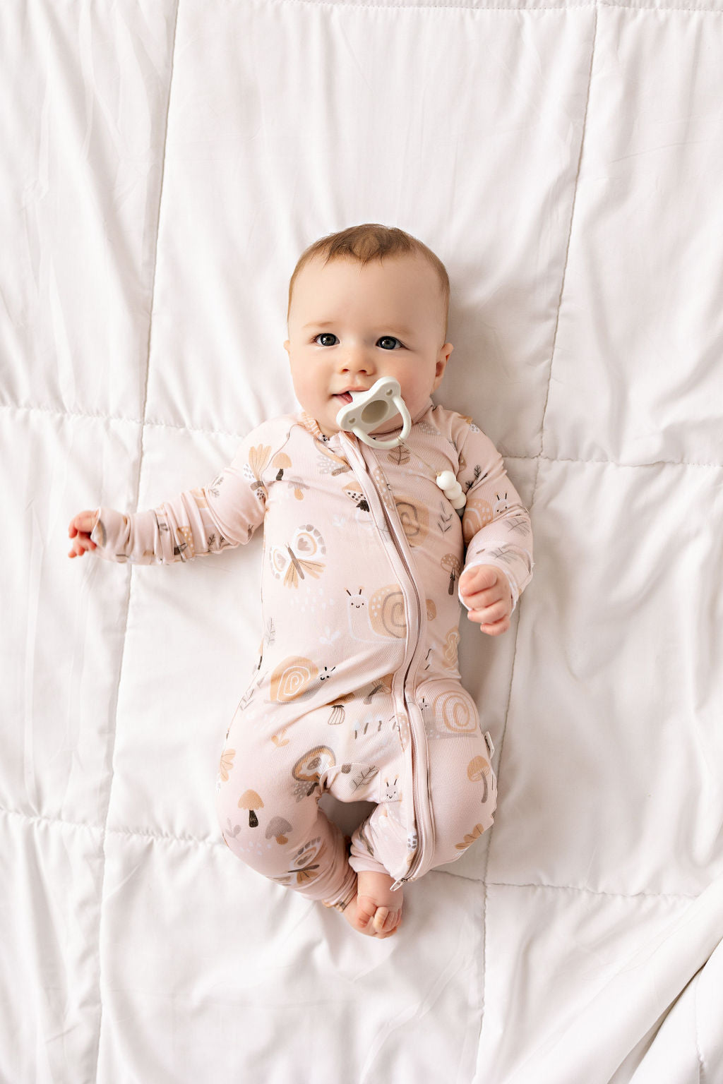 Butterscotch Babies Snails Bamboo Viscose Sleeper