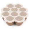 KeaBabies Chai Latte Silicone 2oz Baby Food Freezer Tray with Lid KeaBabies Chai Latte Silicone 2oz Baby Food Freezer Tray with Lid