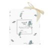 Crib Sheet in Blue Heron made by Kyte BABY