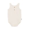 Henley Tank Bubble Romper in Oat from Kyte BABY