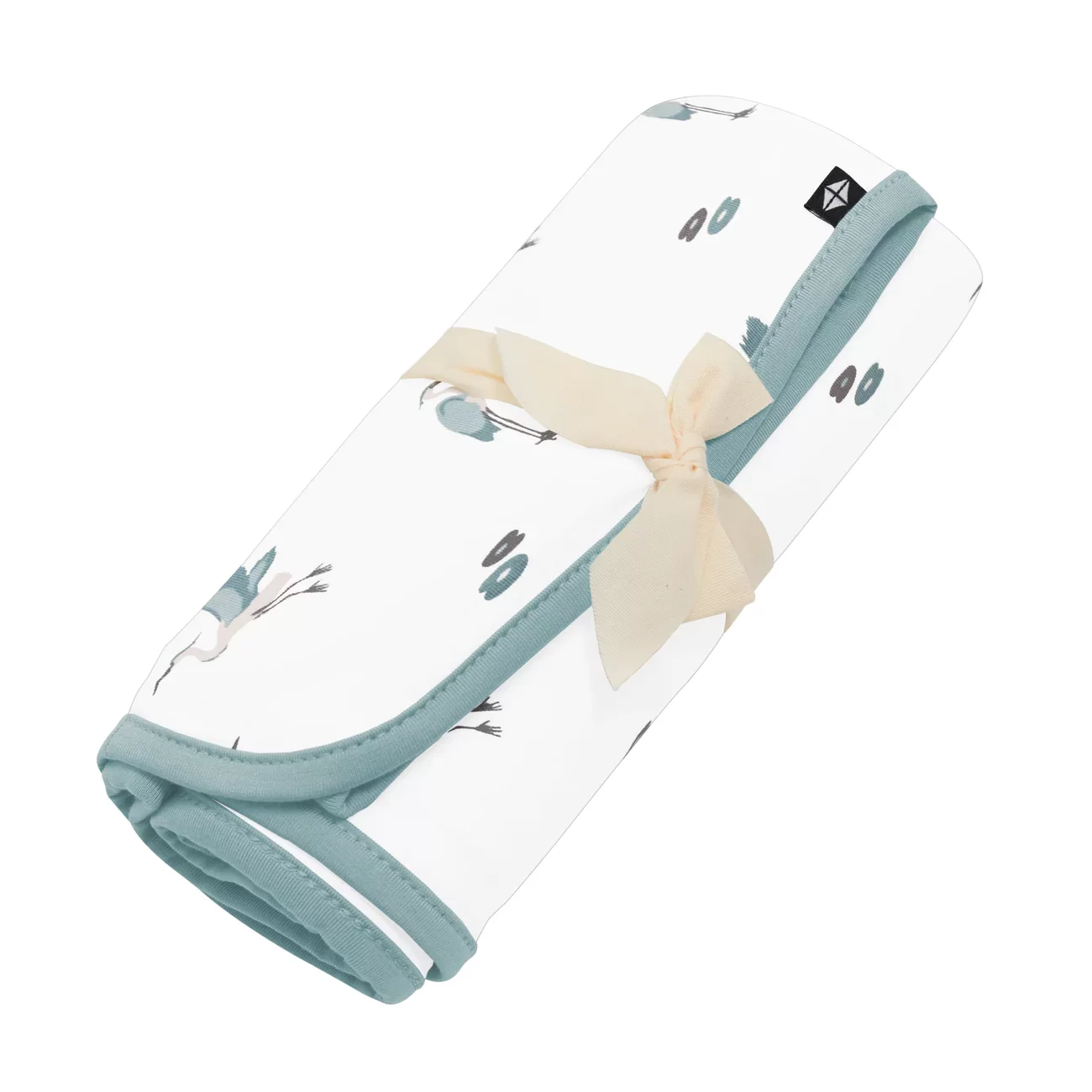 Kyte BABY Swaddle Blanket in Blue Heron Blossom