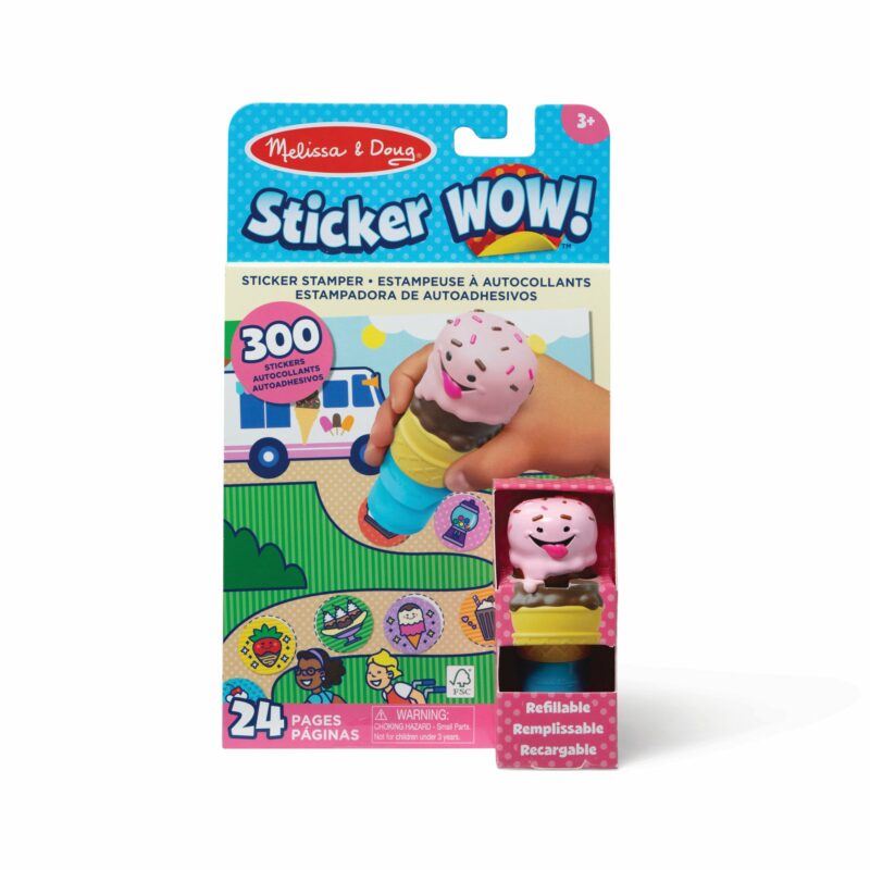 Melissa & Doug Sticker WOW! Activity Pad Set - Ice Cream