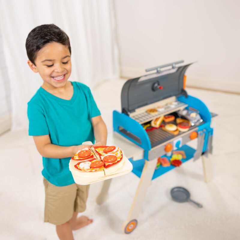 Melissa & Doug Deluxe Grill & Pizza Oven Playset Toys