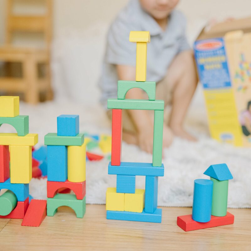 Melissa & Doug 100 Piece Wood Blocks Set Toys