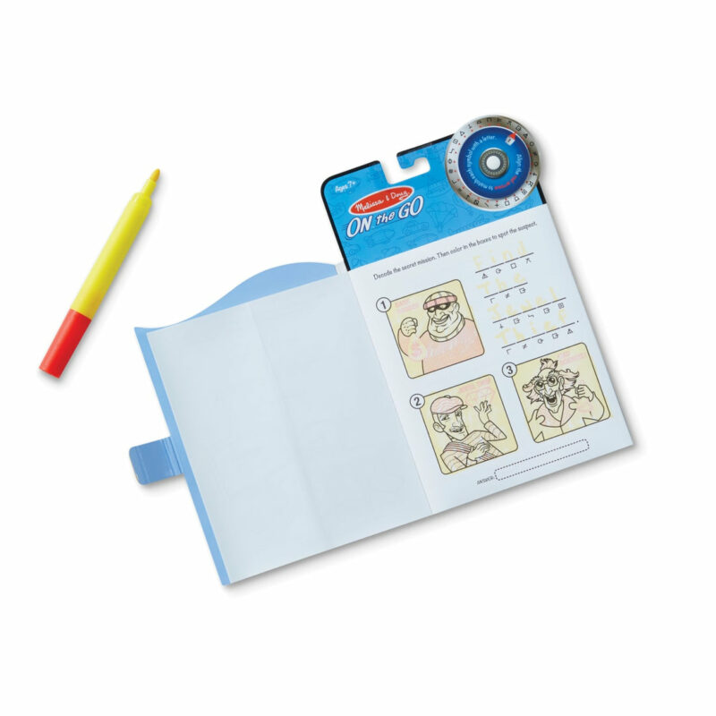 Secret Decoder Game Book On the Go Travel Activity Book from Melissa & Doug