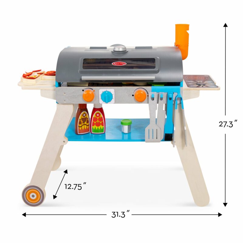 Deluxe Grill & Pizza Oven Playset from Melissa & Doug