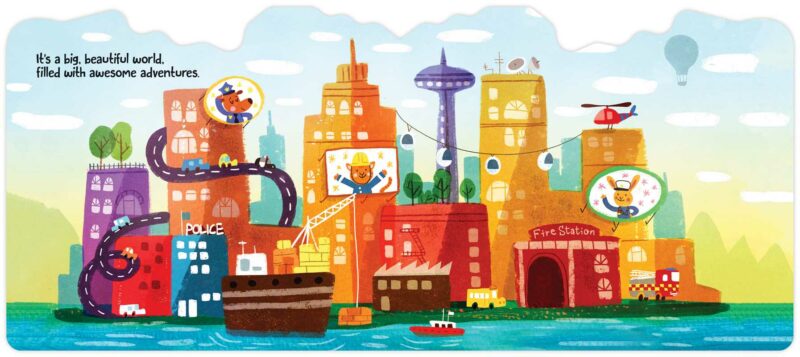 Here Come the Helpers Board Book from