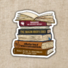 Kingdom of Threads Stack of Navarre Library Scribe Books Sticker