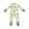 Fall Veggies Bamboo Viscose Zipper Romper from Angel Dear
