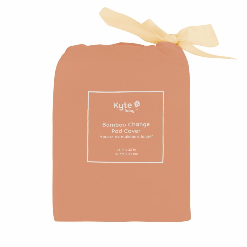 Change Pad Cover in Apricot from Kyte BABY Change Pad Cover in Apricot from Kyte BABY