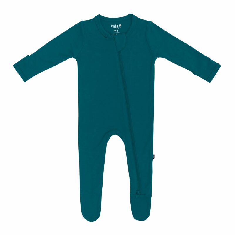 Zippered Footie in Loch from Kyte BABY