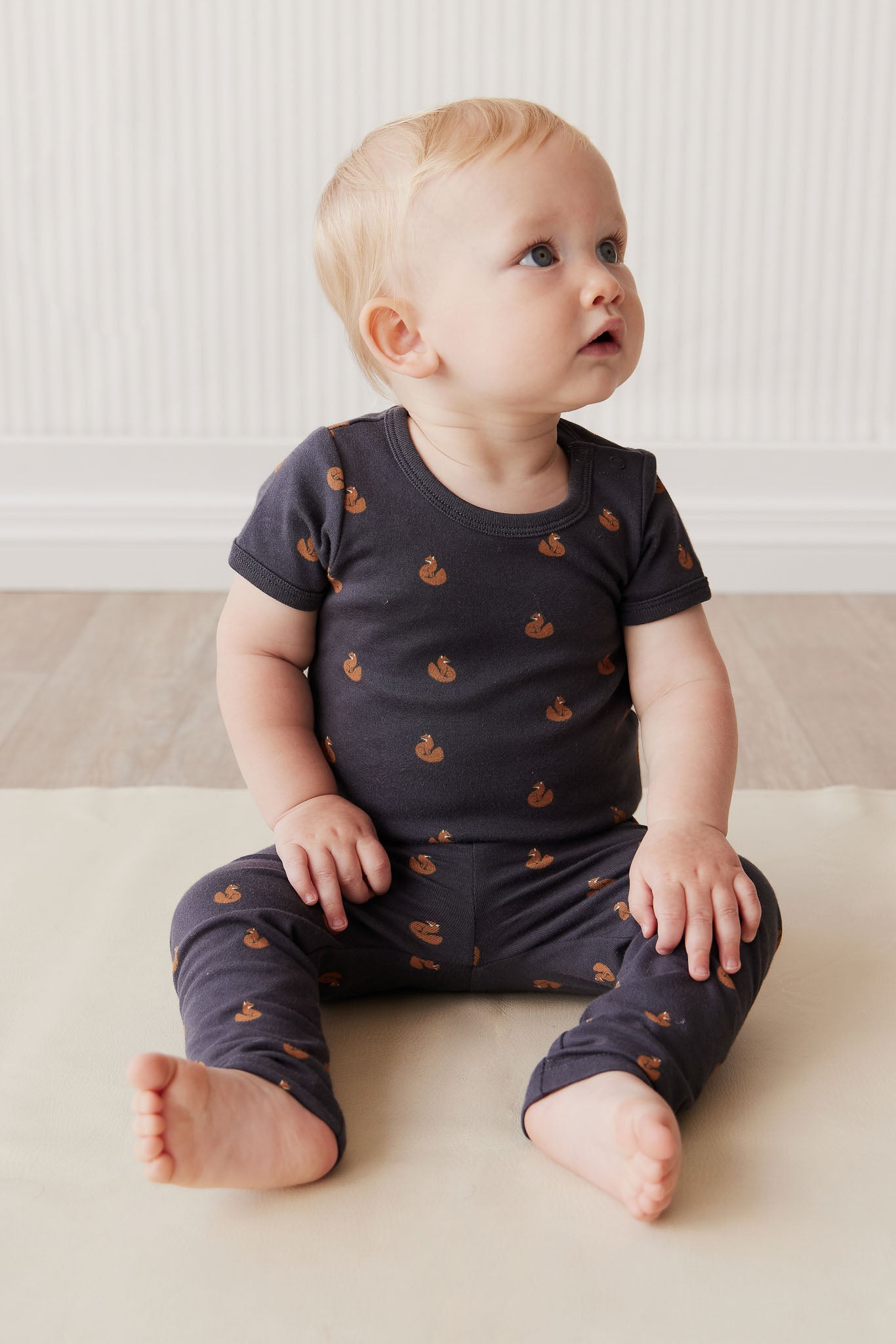 Jamie Kay Organic Cotton Everyday Legging in Fox Cubs Constellation 