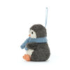 Peanut Penguin Ornament from Jellycat