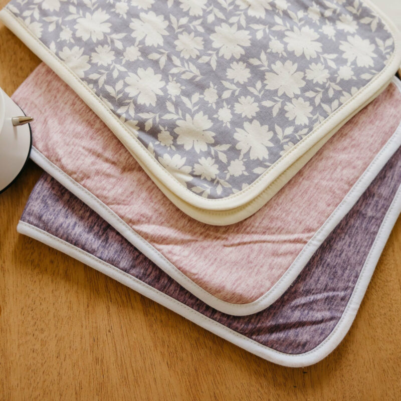 Lacie Burp Cloth Set 3-Pack from Copper Pearl