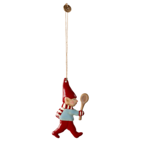 Maileg Pixy With Spoon Metal Ornament