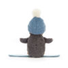 Peanut Penguin Snowboarding Small made by Jellycat