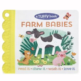 Farm Babies Tuffy Teether Indestructible Book