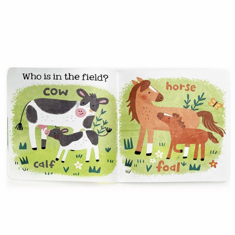 Farm Babies Tuffy Teether Indestructible Book made by