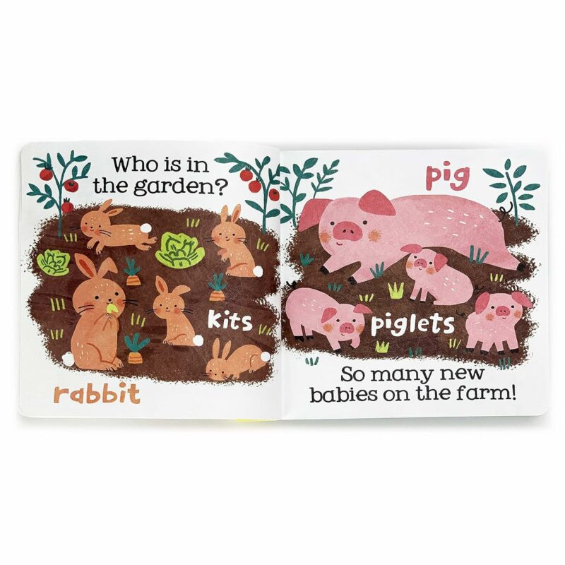 Farm Babies Tuffy Teether Indestructible Book Children's Books