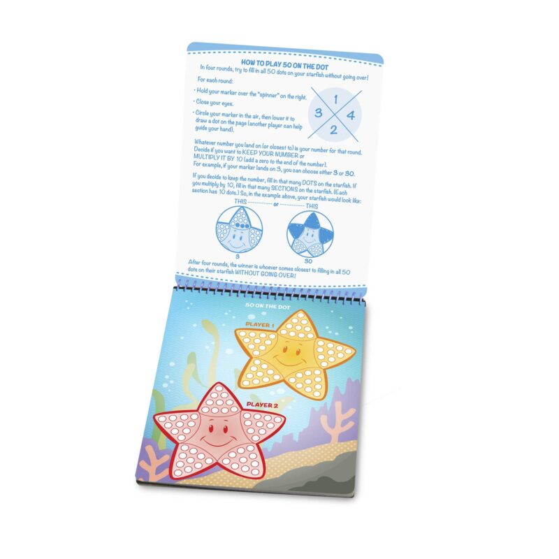 On the Go Wipe-Off Activity Pad - Game On made by Melissa & Doug