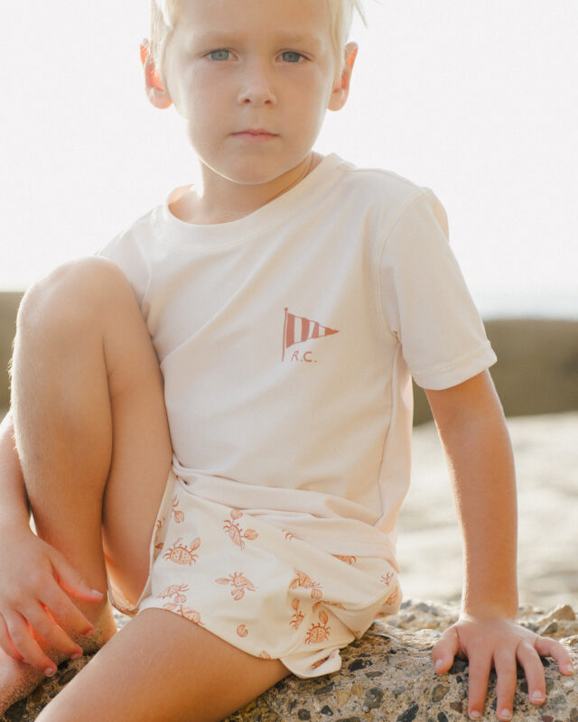 RYLEE + CRU CROP RASHGUARD SET- NAUTICAL main image 1