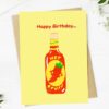 Big Moods Happy Birthday Hot Stuff Hot Sauce Birthday Card