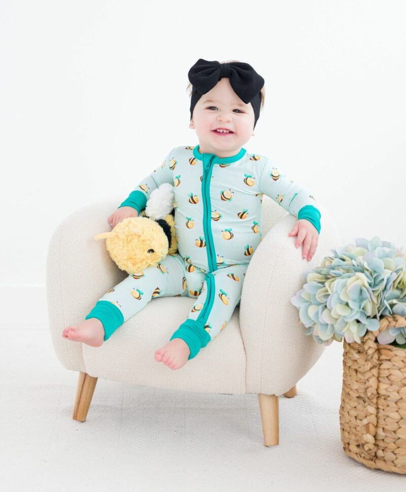 Birdie Bean Bumble Bee Bamboo Viscose Convertible Romper