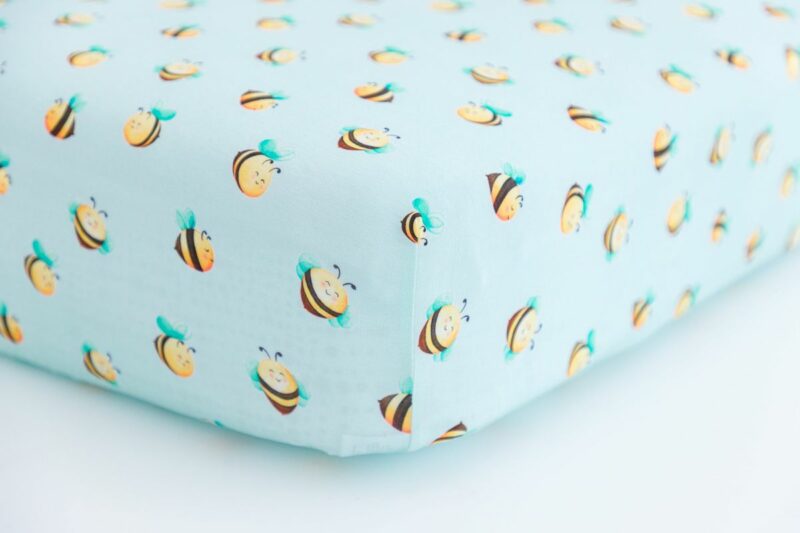Birdie Bean Bumble Bee Bamboo Viscose Crib Sheet