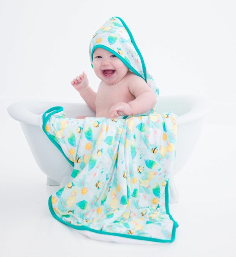 Birdie Bean Waddles Toddler Hooded Bath Towel