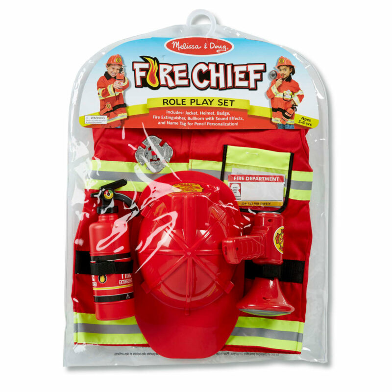 Melissa & Doug Fire Chief Role Play Costume Set part of our  collection
