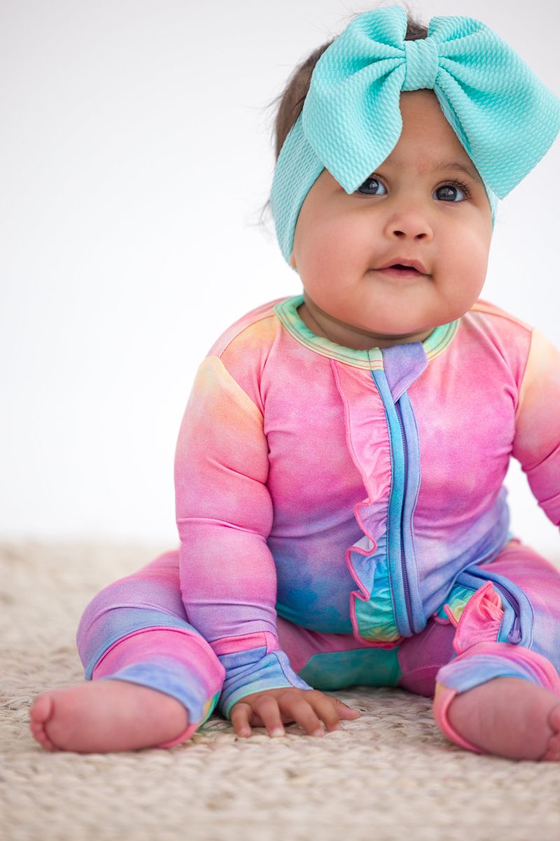 Birdie Bean Jemma Ruffle Bamboo Viscose Convertible Romper