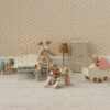 Mouse Pram In Coral from Maileg