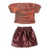Maileg Mum Mouse Skirt and Kitted Blouse