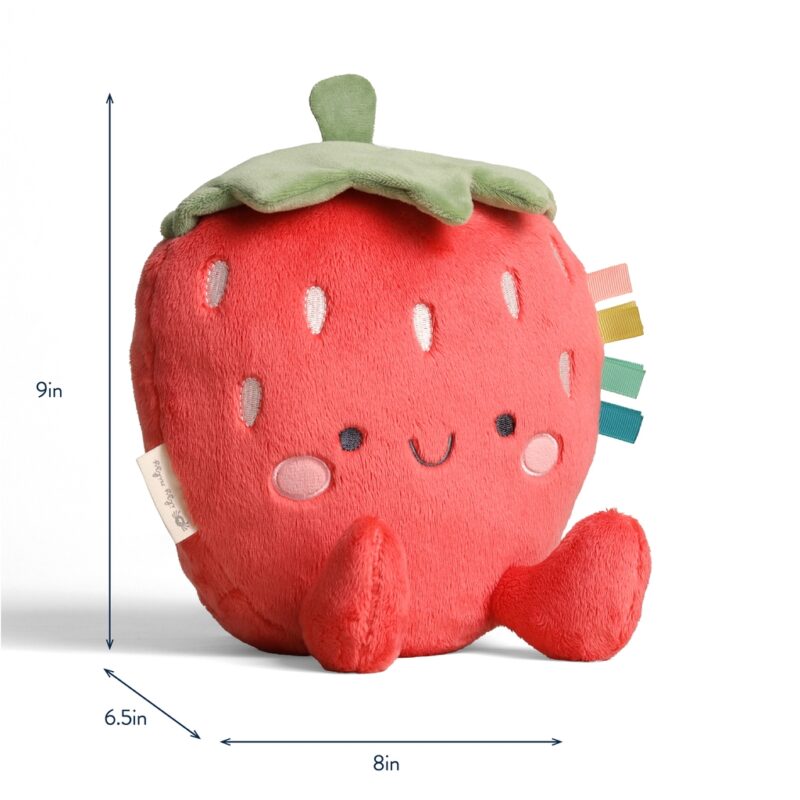Itzy Ritzy Sweetie Snuggles Bonnie The Strawberry Plush part of our  collection