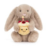 Jellycat Bashful Beige Bunny Birthday Cake part of our Bunnies collection