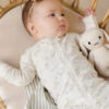 Quincy Mae Zip Longsleeve Sleeper In Bunnies