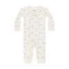 Zip Longsleeve Sleeper In Bunnies from Quincy Mae