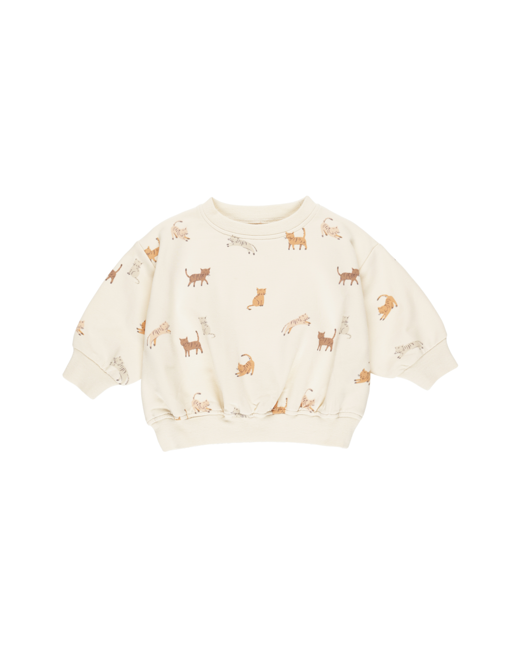 Quincy Mae Relaxed Sweatshirt In Cats
