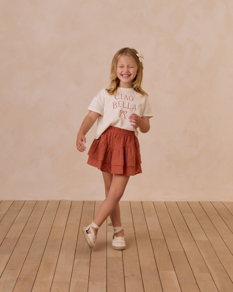 Boxy Tee In Ciao Bella from Rylee & Cru