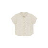 Collared Short Sleeve Shirt In Grid