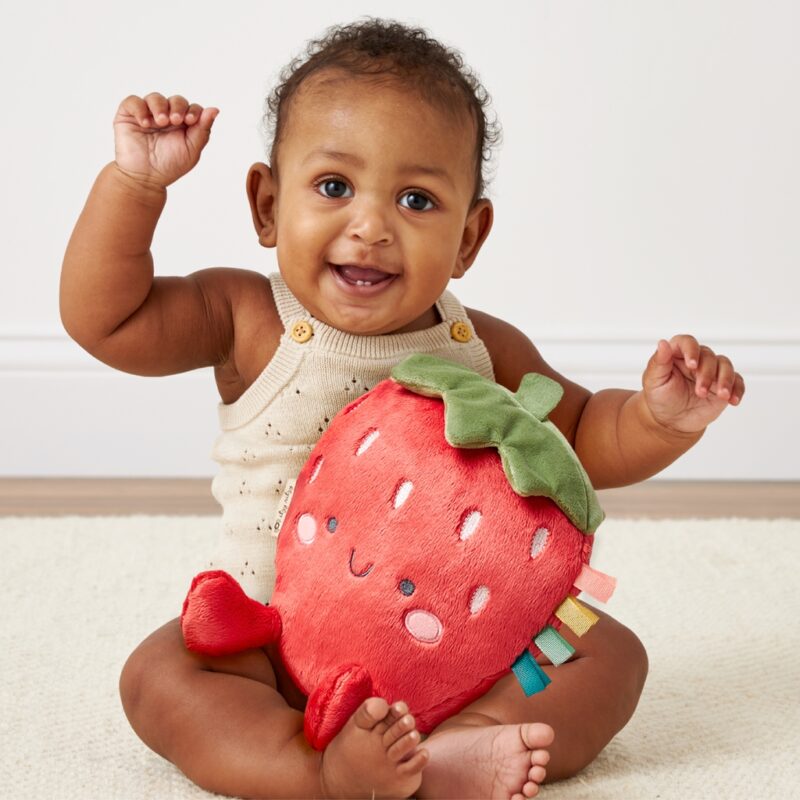 Sweetie Snuggles Bonnie The Strawberry Plush from Itzy Ritzy
