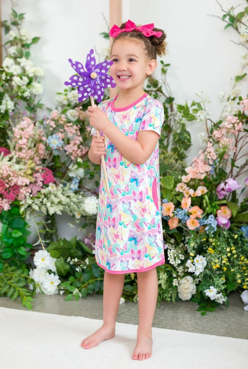 Dahlia Bamboo Viscose Birdie Gown from Birdie Bean