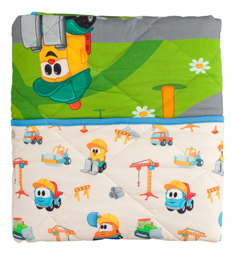 Birdie Bean Leo The Truck Construction Buddies Bamboo Viscose Toddler Birdie Quilt