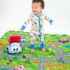 Leo The Truck Construction Buddies Bamboo Viscose Toddler Birdie Quilt from Birdie Bean