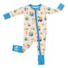 Leo The Truck Construction Buddies Bamboo Viscose Convertible Romper available at Blossom